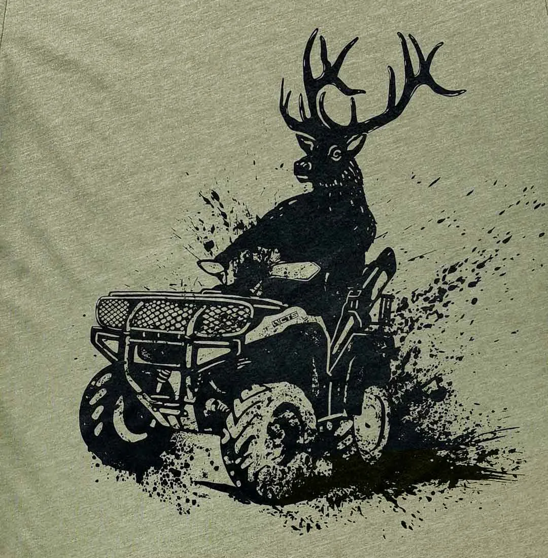 Adult Unisex Elk Rider Graphic Tee