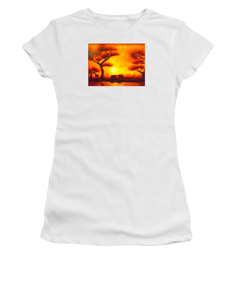 African Sunset  - Women's T-Shirt