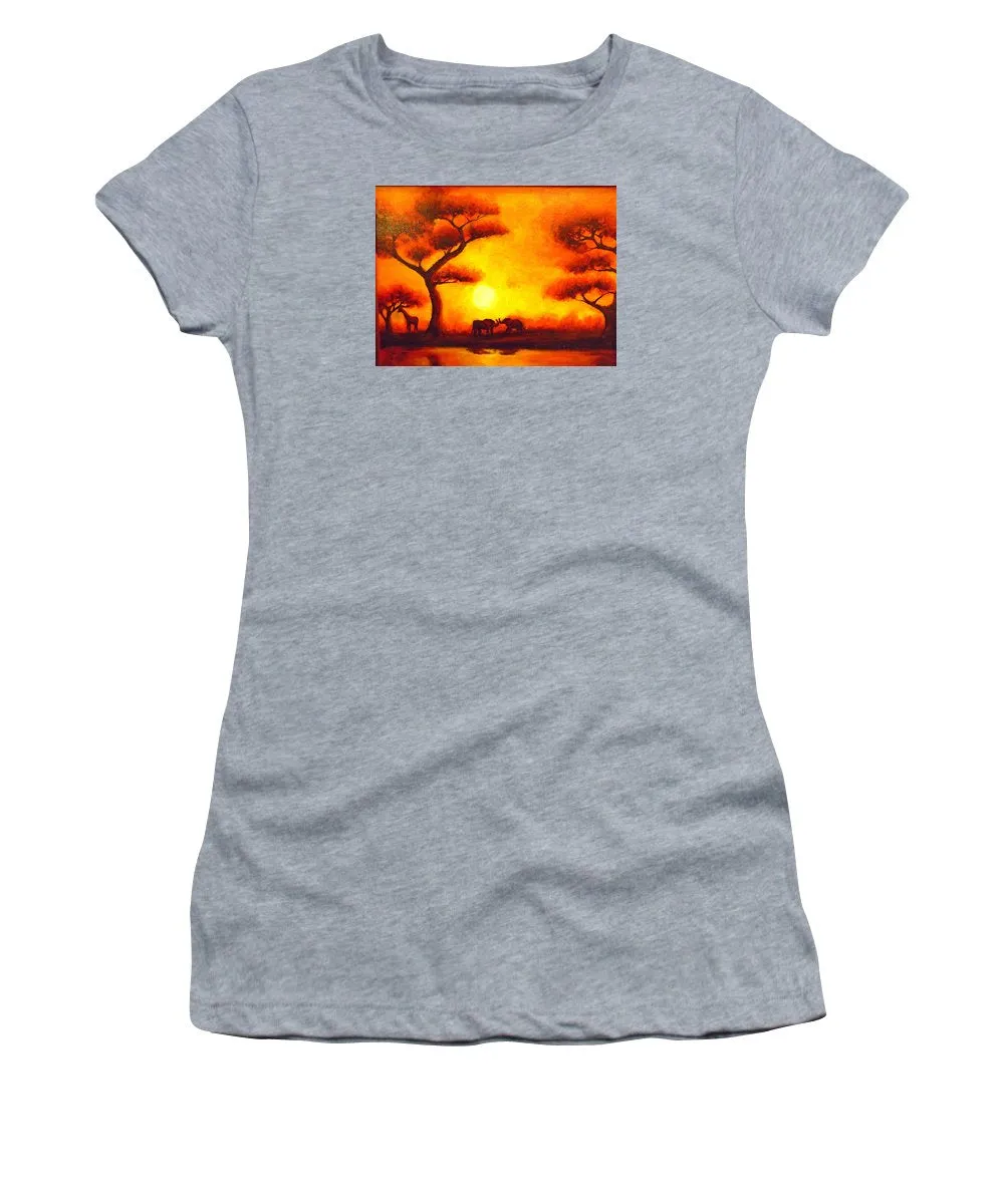 African Sunset  - Women's T-Shirt