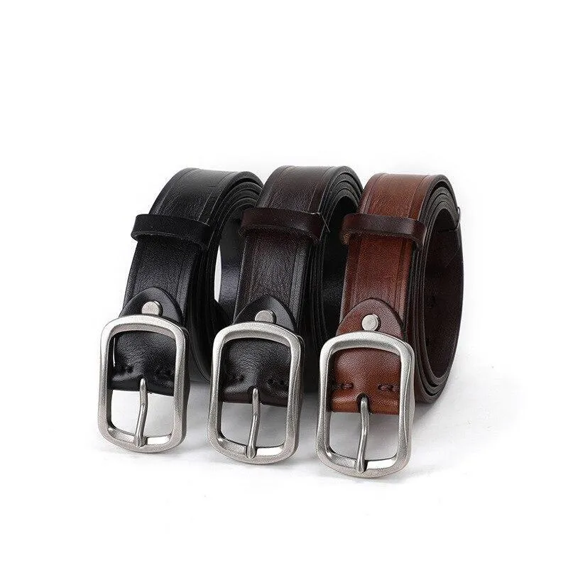 Alonso Casual Cowskin Leather Belt