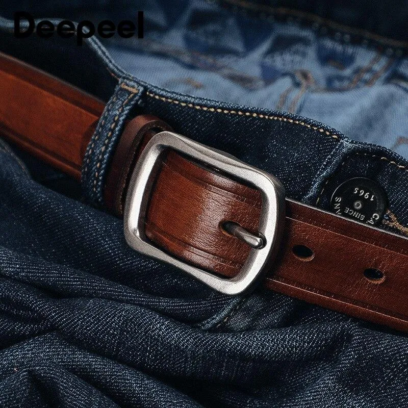 Alonso Casual Cowskin Leather Belt