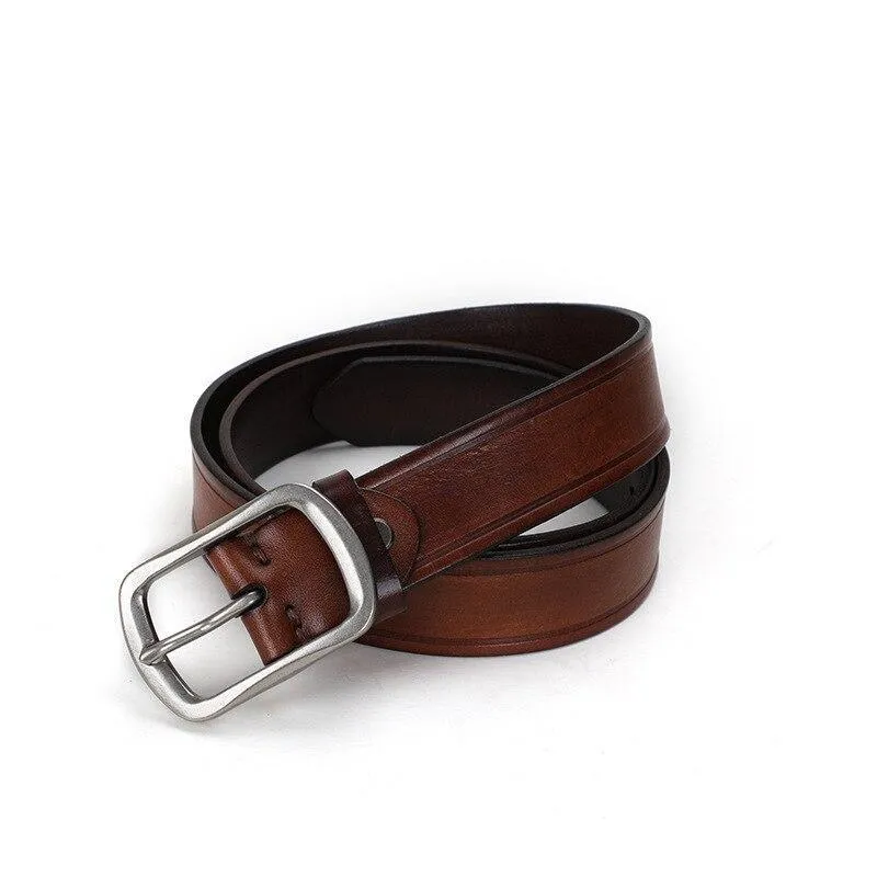 Alonso Casual Cowskin Leather Belt