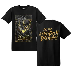 As The Kingdom Drowns Skull T-Shirt (Black)