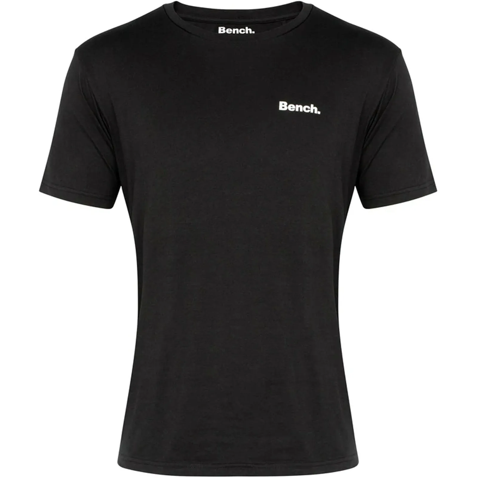 Bench Mens Dylan 5-Pack Casual Cotton T-Shirt - Black