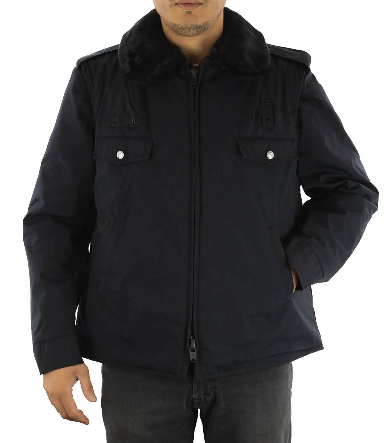 Blauer Removable 3M Reflective Overvest and Underjacket (Navy Blue)
