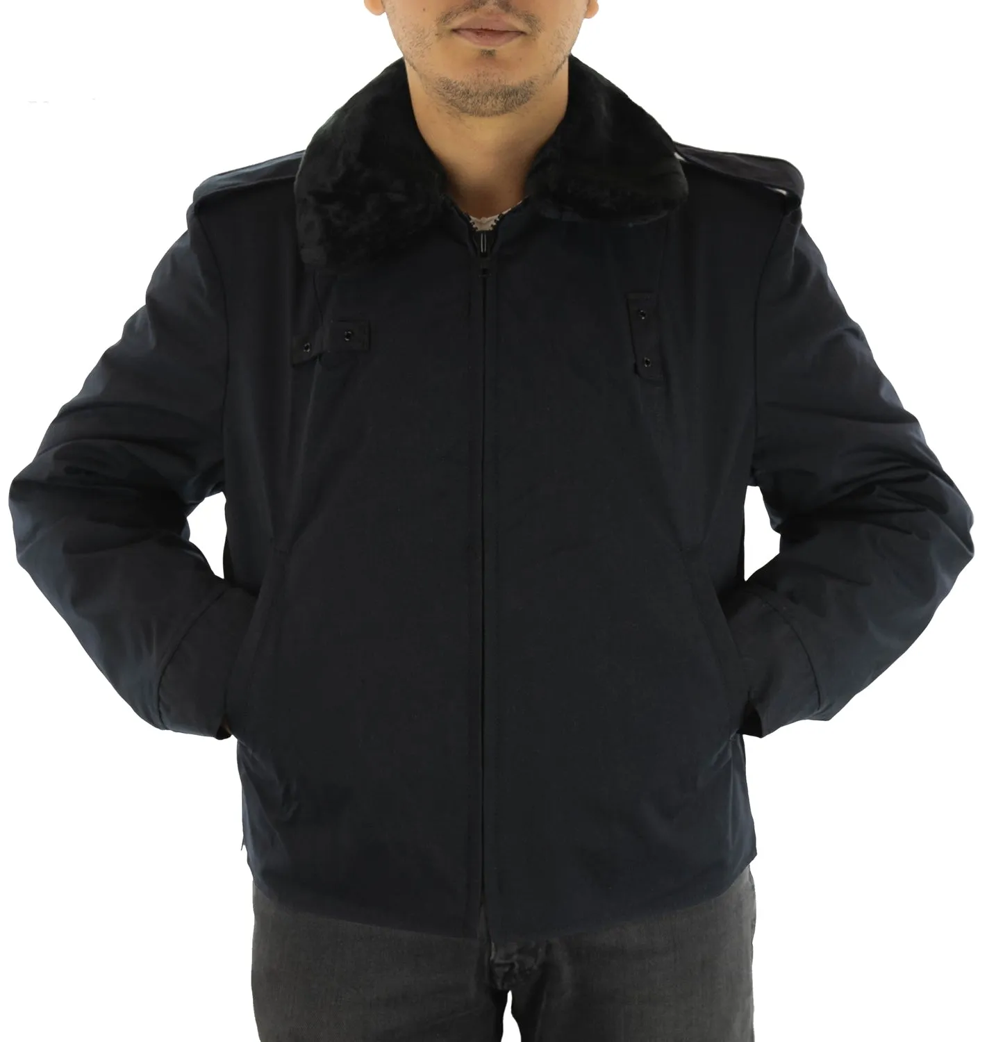 Blauer Removable 3M Reflective Overvest and Underjacket (Navy Blue)