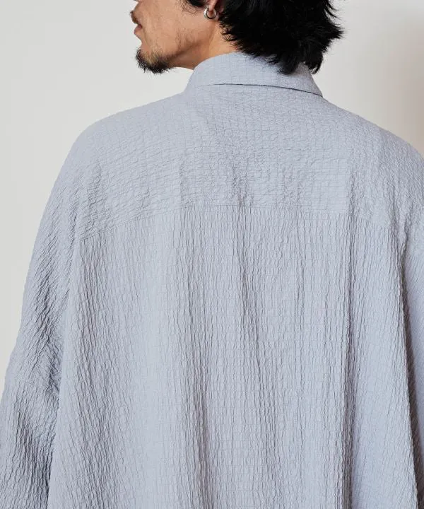 Bubble Crepe Effortless Shirt