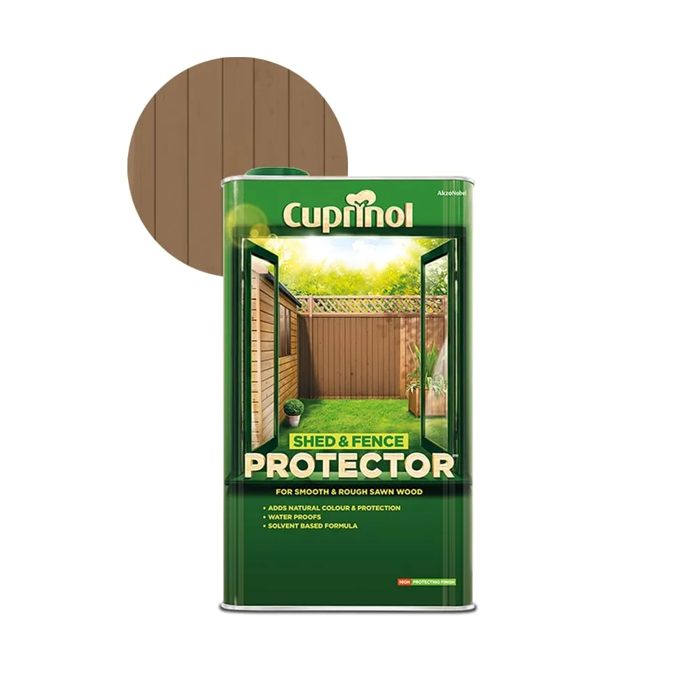 Cuprinol Shed and Fence Protector Acorn Brown 5 Litres