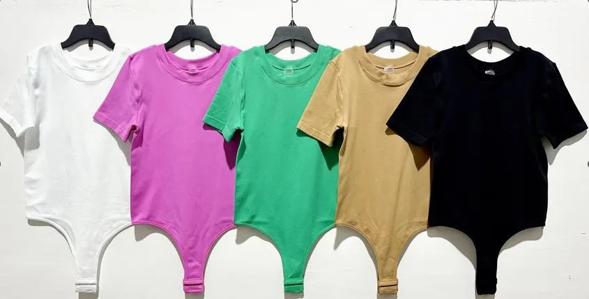Dynamic Smooth Tee Bodysuit - 4 Colors