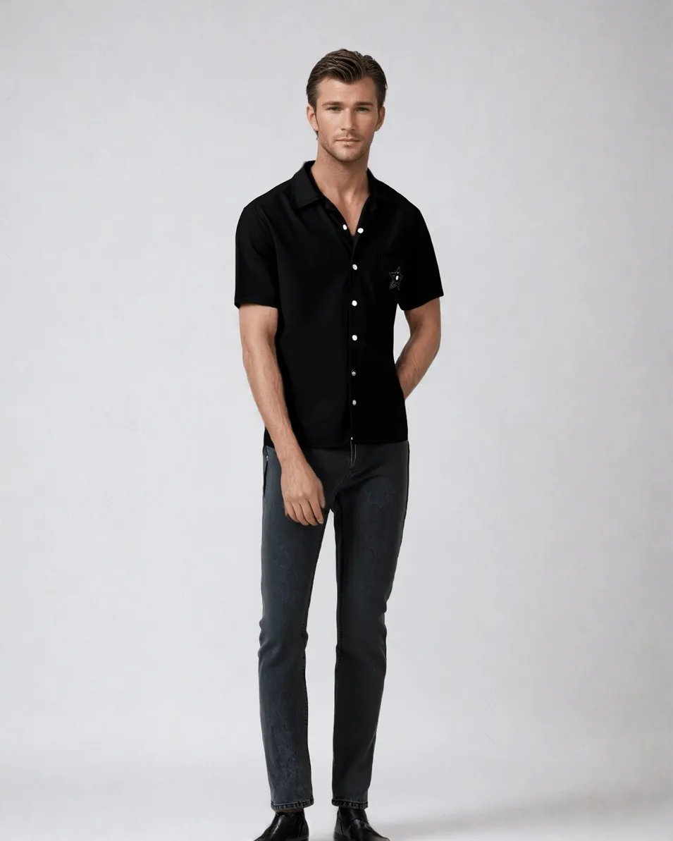 Essential Short Sleeve Shirt | Effortless Street Style