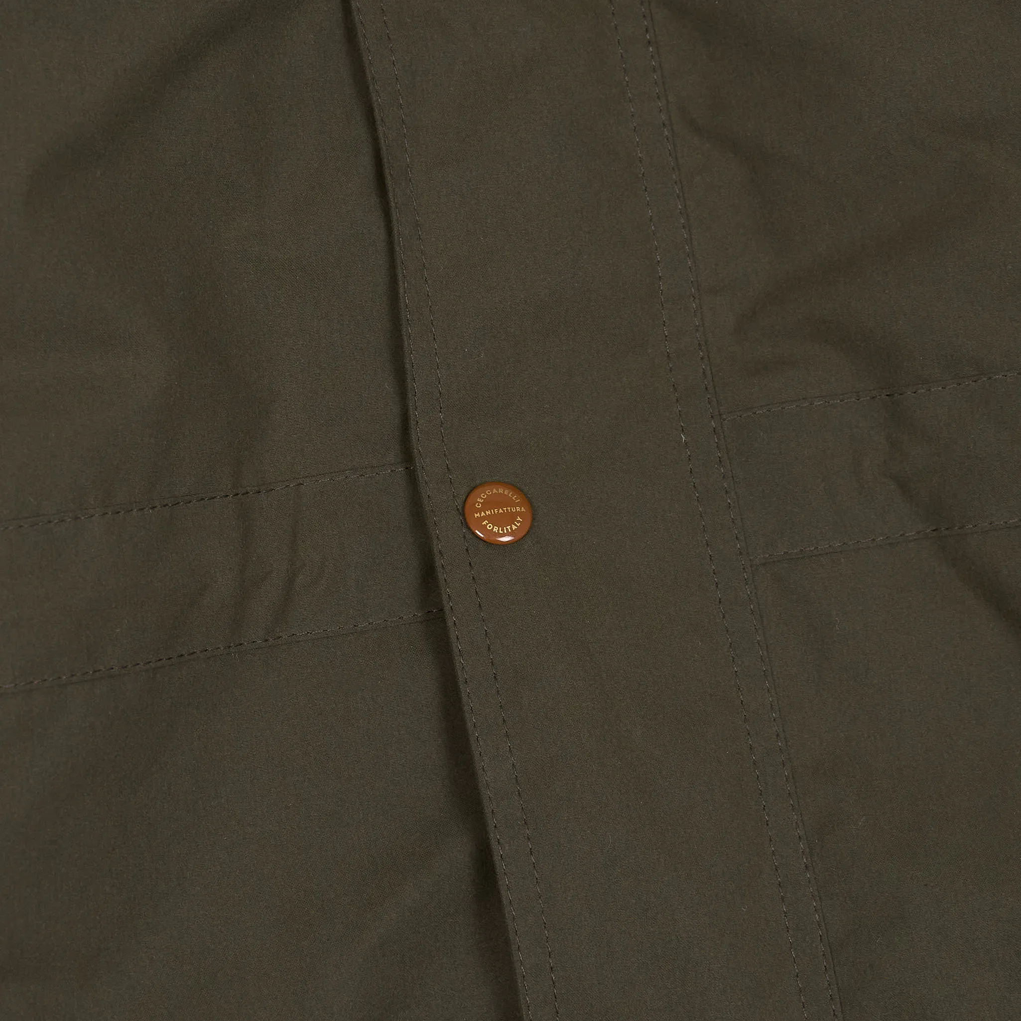 Manifattura Ceccarelli Moutain Parka Waxed Coated Fabric