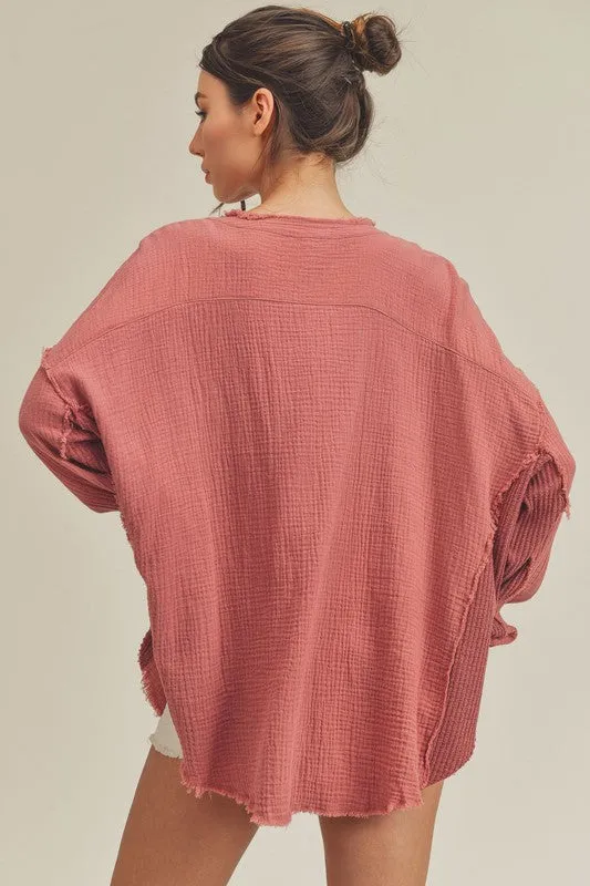 Marjorie Top (Mauve)