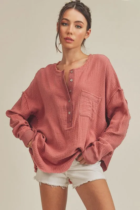 Marjorie Top (Mauve)