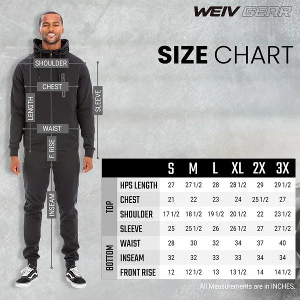Men's Active Wear Lime Green Zipper Jacket & Pants Tracksuit