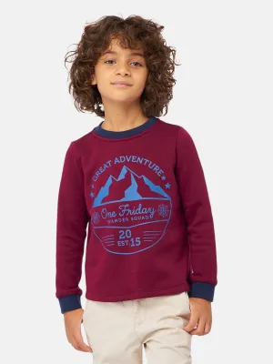 One Friday Wine Printed T-shirt