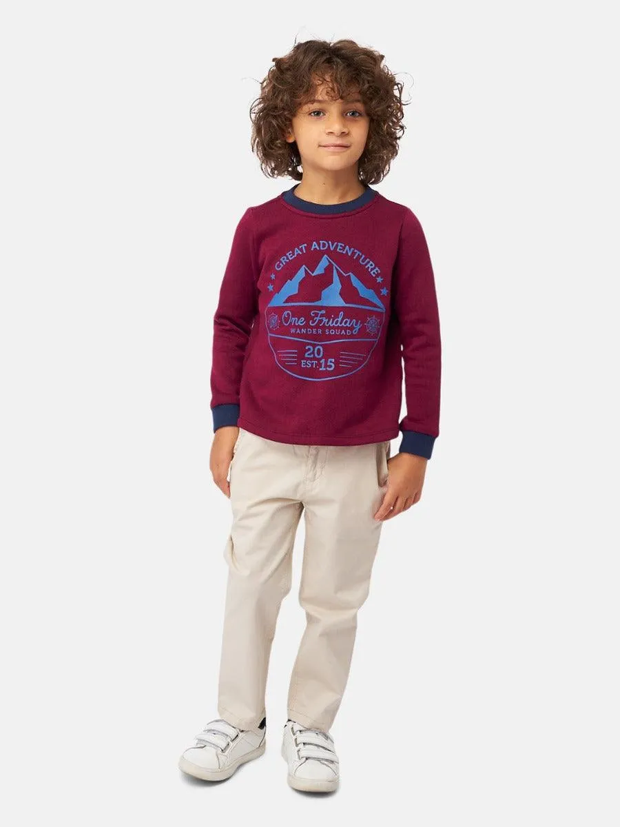 One Friday Wine Printed T-shirt