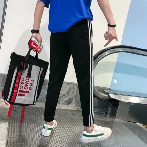 Pants Men Sporty Casual Summer Korean Trendy Young Stylish Student Jogger Pants