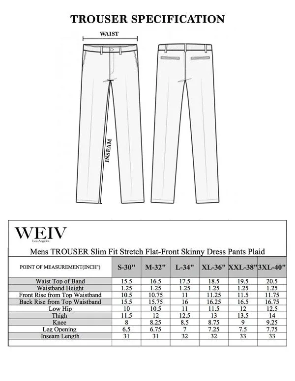 Plaid Trouser Pants C