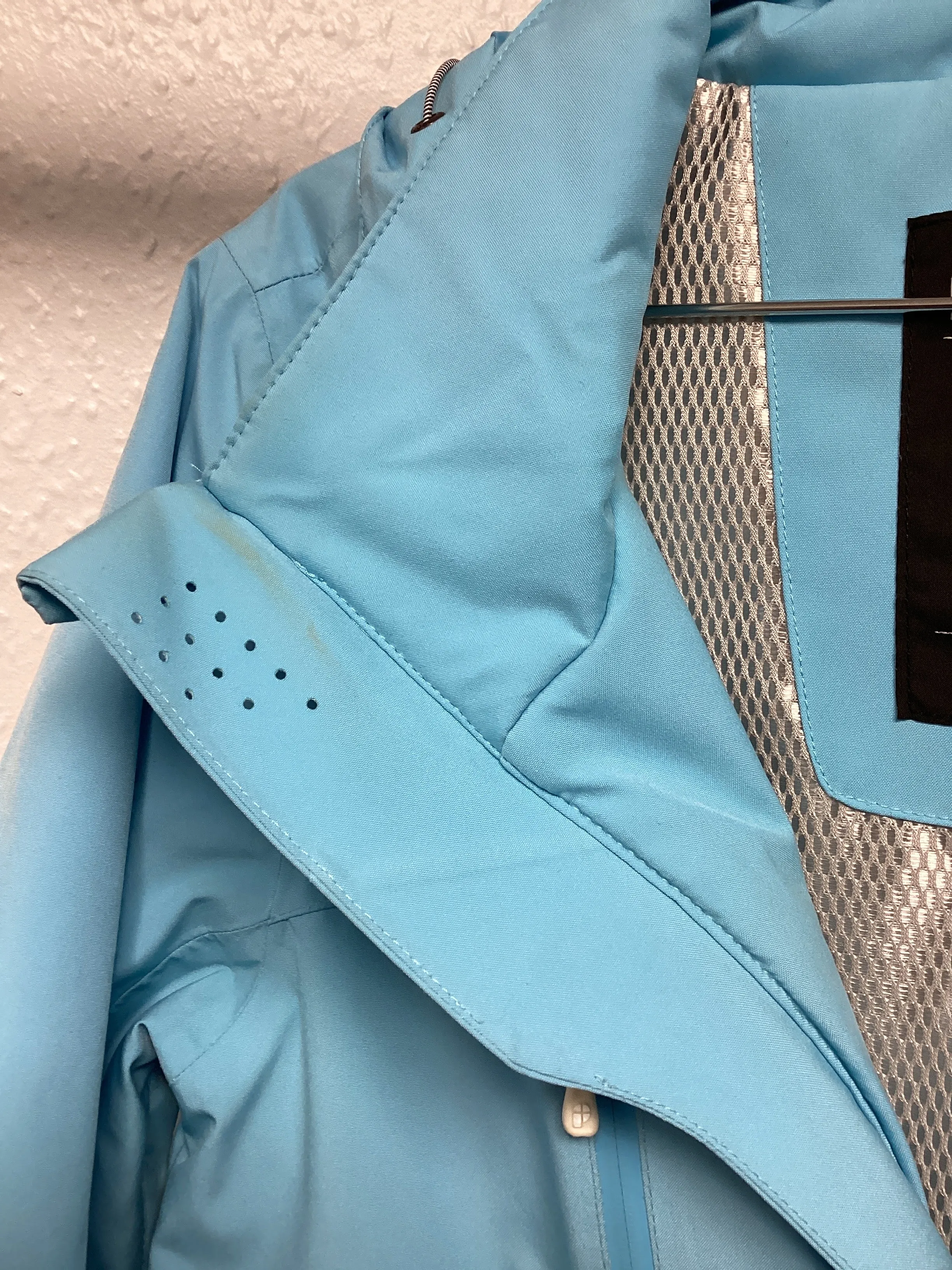 Pre-Loved Protest Kenzia Womens Snow Jacket (419) Satin Blue S (10): Grade B