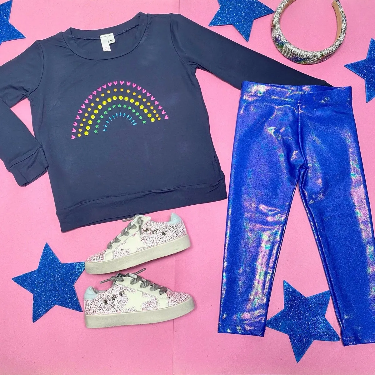 RAINBOW ICONS LONG SLEEVE TSHIRT