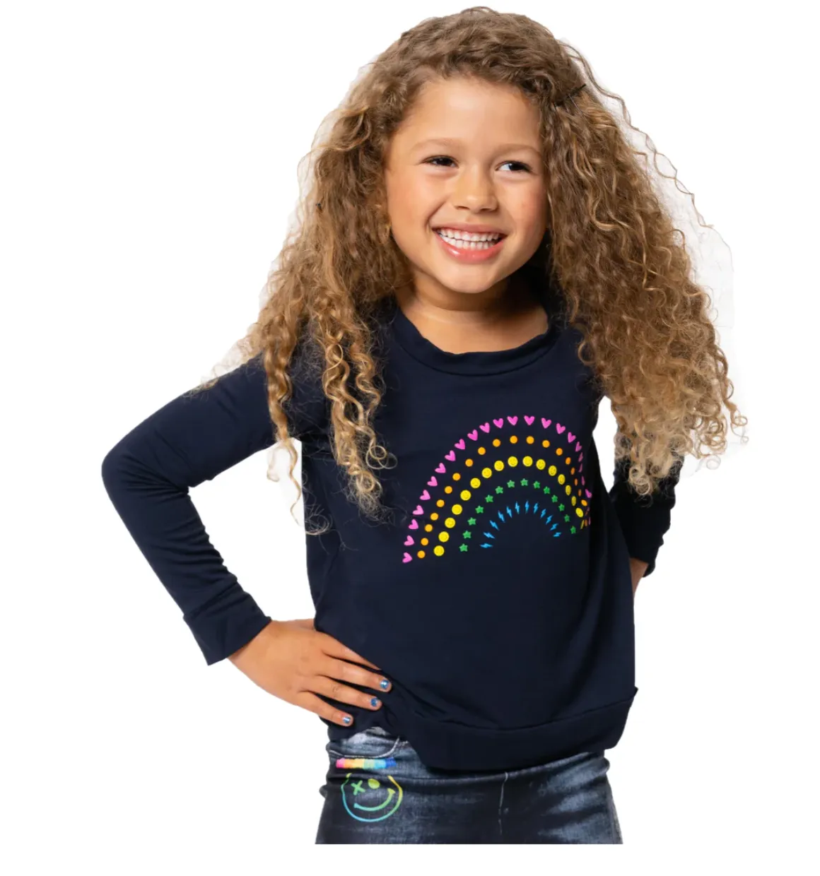 RAINBOW ICONS LONG SLEEVE TSHIRT