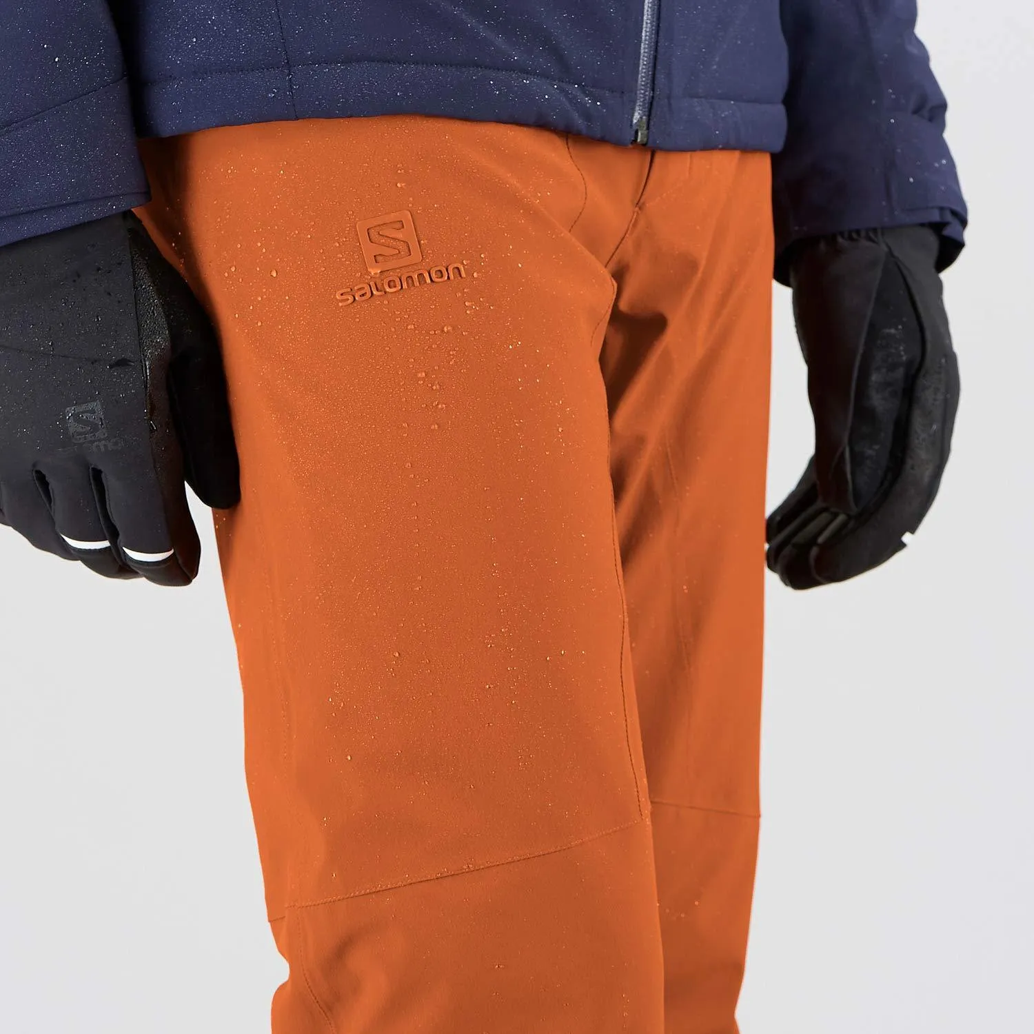 SALOMON IceMania Ski Pants Umber Mens Sz L