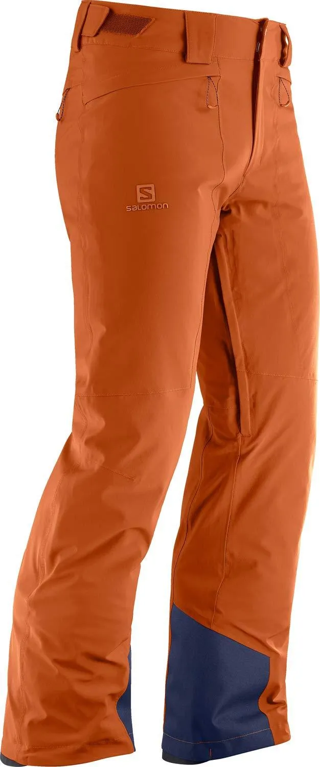 SALOMON IceMania Ski Pants Umber Mens Sz L