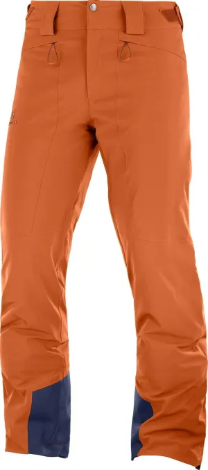 SALOMON IceMania Ski Pants Umber Mens Sz L