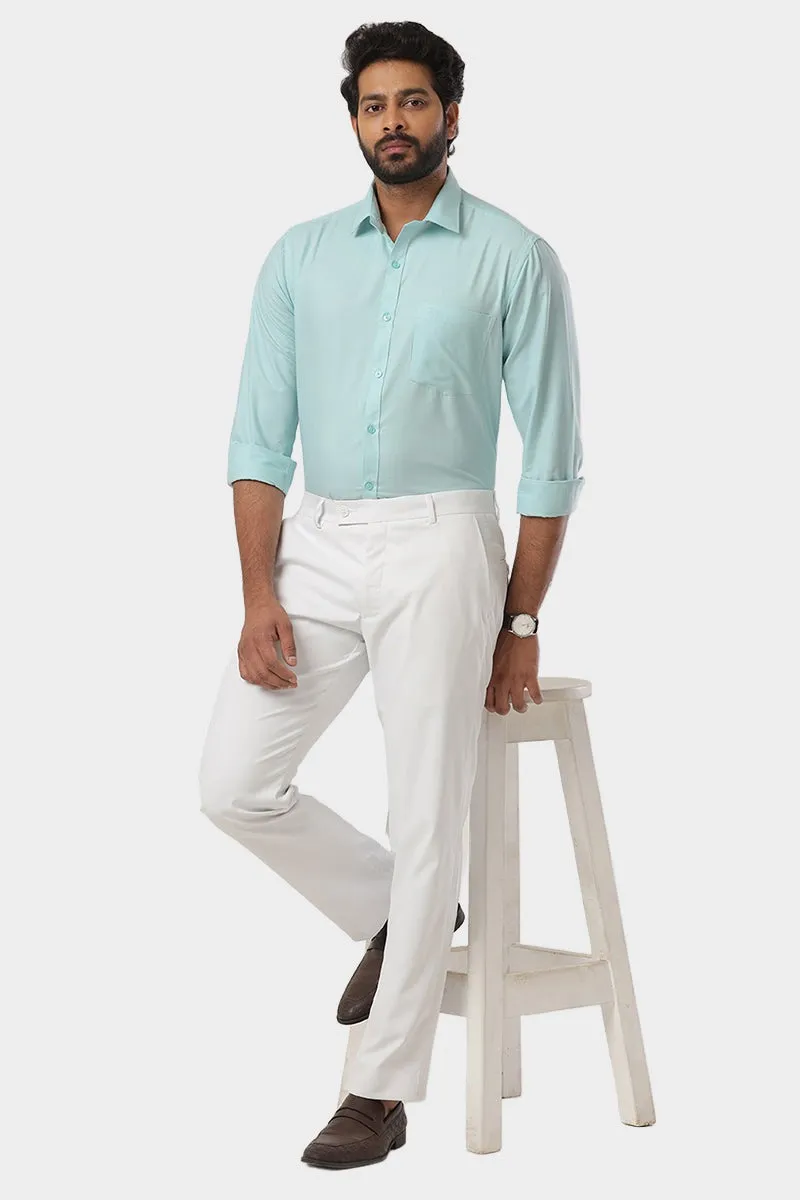 Super Soft - Mild Blue Formal Shirts for Men | Ariser
