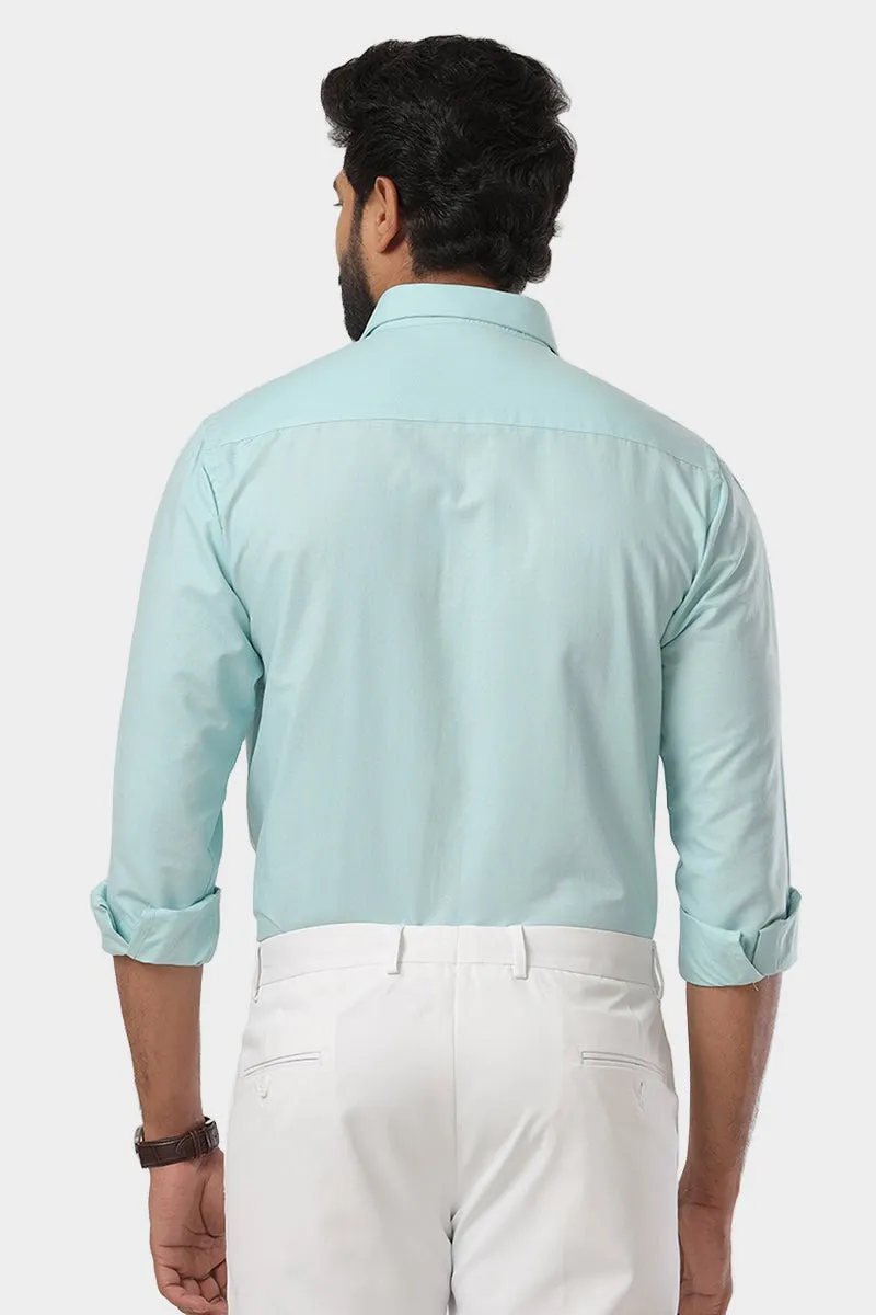 Super Soft - Mild Blue Formal Shirts for Men | Ariser