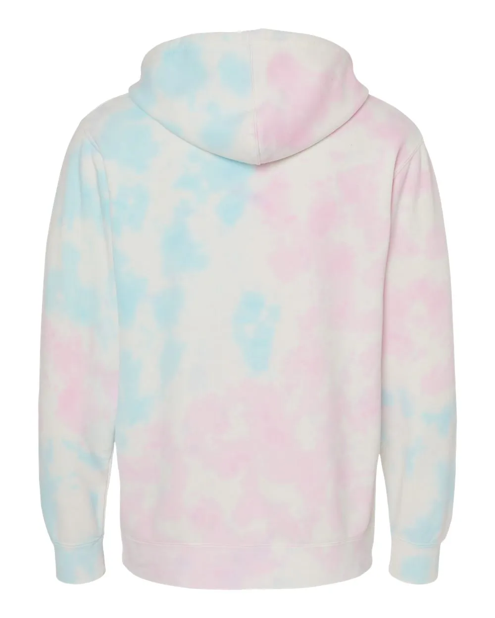 Unisex Midweight Tie Dye Hooded Pullover