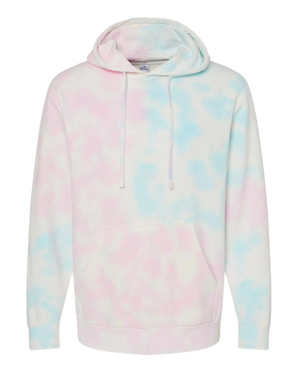 Unisex Midweight Tie Dye Hooded Pullover