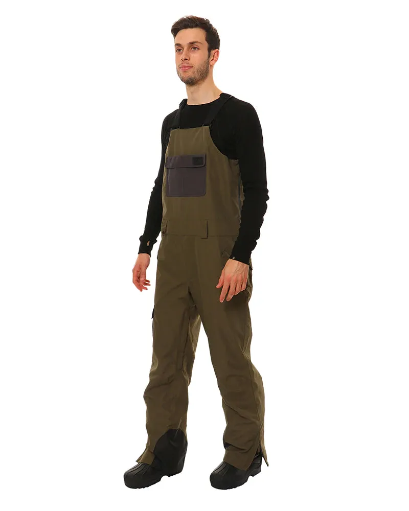 XTM Tyler Mens Bib Pants Ivy Green