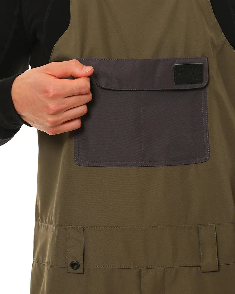 XTM Tyler Mens Bib Pants Ivy Green